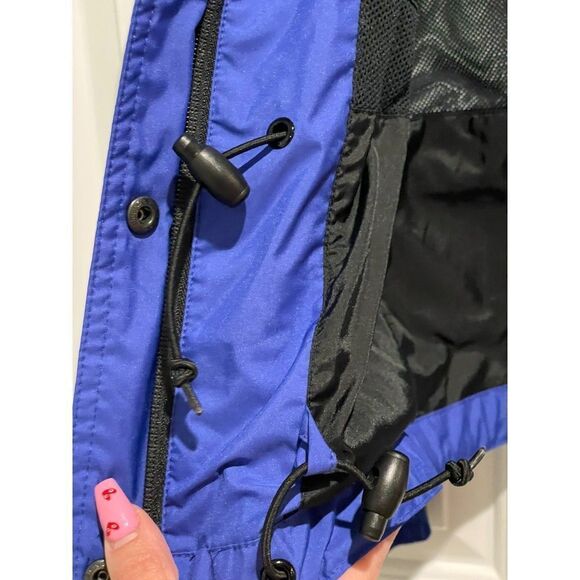 Vintage Marker LTD Vertical Light Ski/Snow Blue Jacket W/ Detachable Hood Size 6 - Picture 4 of 12